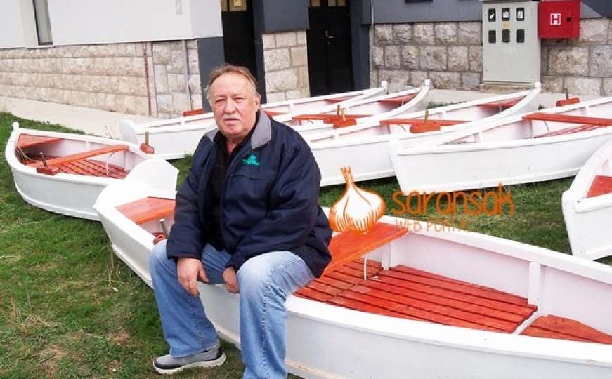 Jedini majstor za barke: Arif Čustović oživljava plovila na Trebišnjici