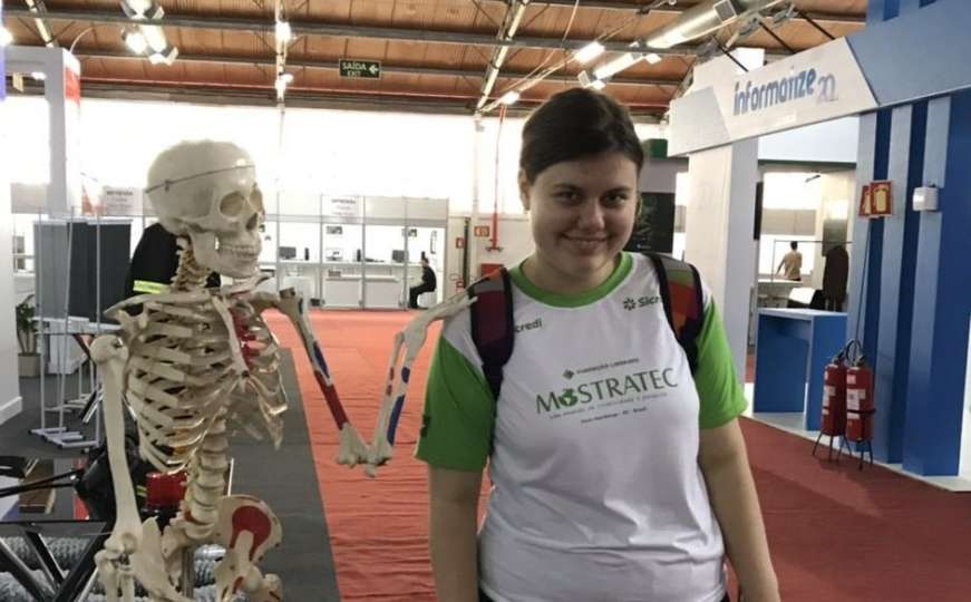 Maturantica Melika Lošić osvojila drugo mjesto na Mostratecu u Brazilu