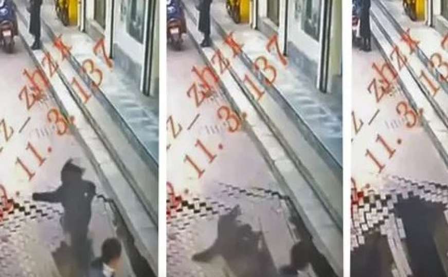 Ženu u Kini progutala "zemlja" nakon što se urušio trotoar
