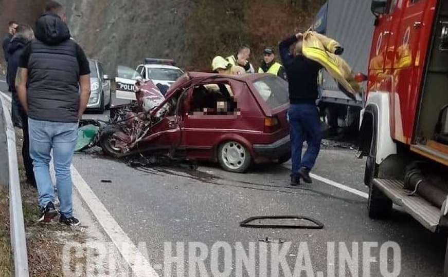Teška saobraćajna nesreća u Srednjem kod Sarajeva