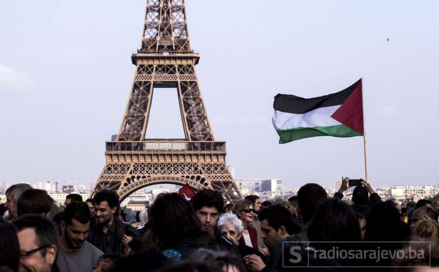 Protest podrške Palestini održan u Parizu