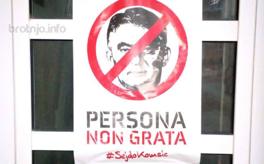 Općine s hrvatskom većinom oblijepljene plakatima: Sejdo Komšić - persona non grata
