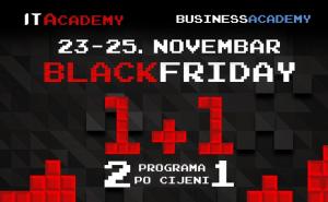 Crni petak na ITAcademy i BusinessAcademy: Dva programa po cijeni jednog