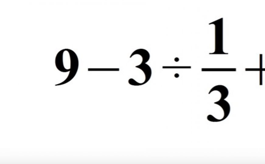 Možete li riješiti ovaj matematički problem?
