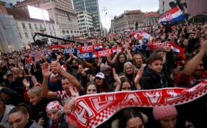 Hiljade navijača na dočeku Davis Cup reprezentacije Hrvatske u Zagrebu