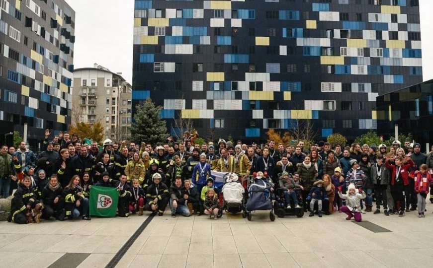 Zagreb: I vatrogasci iz Bosne i Hercegovine trčali za životno ugroženu djecu!