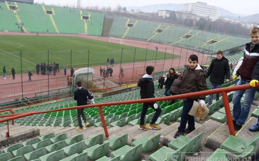 Velika akcija čišćenja stadiona na Koševu: Priprema za svečano otvorenje