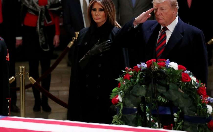 Donald Trump se oprostio od Georga H. W. Busha, sahrana u srijedu