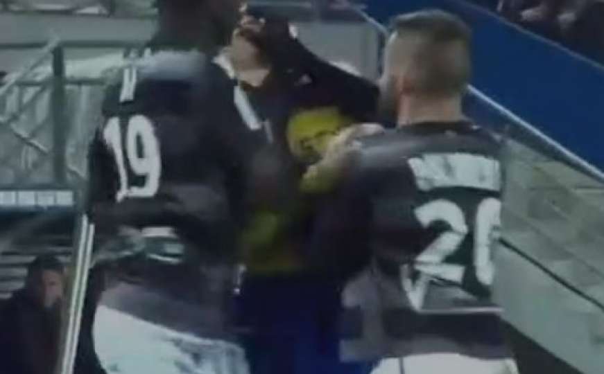 Francuski nogometaš uhvatio reprezentativca BiH za glavu i oborio ga na pod 