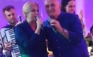 Dodik dobio konkurenciju: Poslušajte kako pjeva predsjednica Hrvatske 