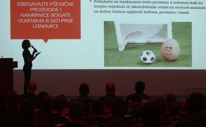 FK Sarajevo: Nutricionističko predavanje o temi "Značaj ishrane u fudbalu“