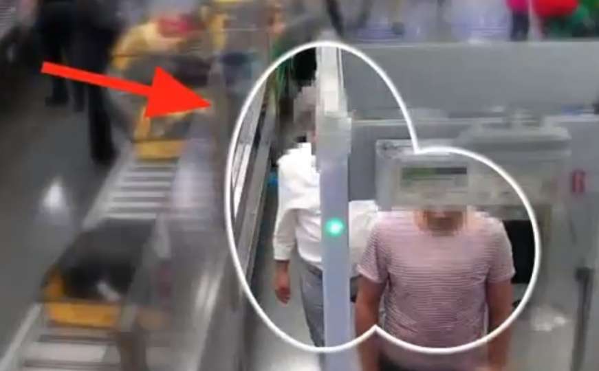 Oprez ako putujete avionom: Snimak krađe tokom sigurnosne kontrole na aerodromu