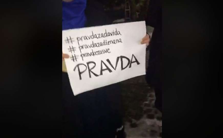 I Tuzla večeras dala podršku Davoru Dragičeviću i Pravdi za Davida