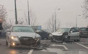 Zbog saobraćajne nesreće u Alipašinoj ulici velike gužve u centru Sarajeva 