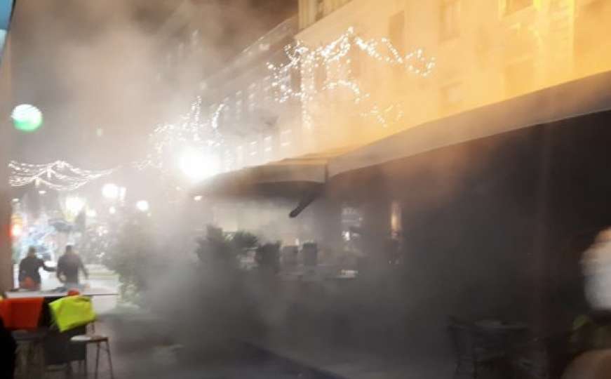 Požar u centru Zagreba: Vatrogasci na terenu, čula se eksplozija