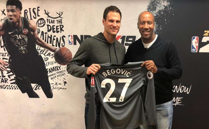 Bh. golman s trostrukim šampionom: Asmir Begović poklonio dres NBA legendi