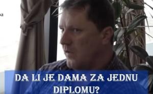 Jesam sve ukr’o, al’ sam diplomu pošteno platio!