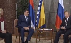 Željka Cvijanović i Milorad Dodik se sastali sa Putinom u Beogradu