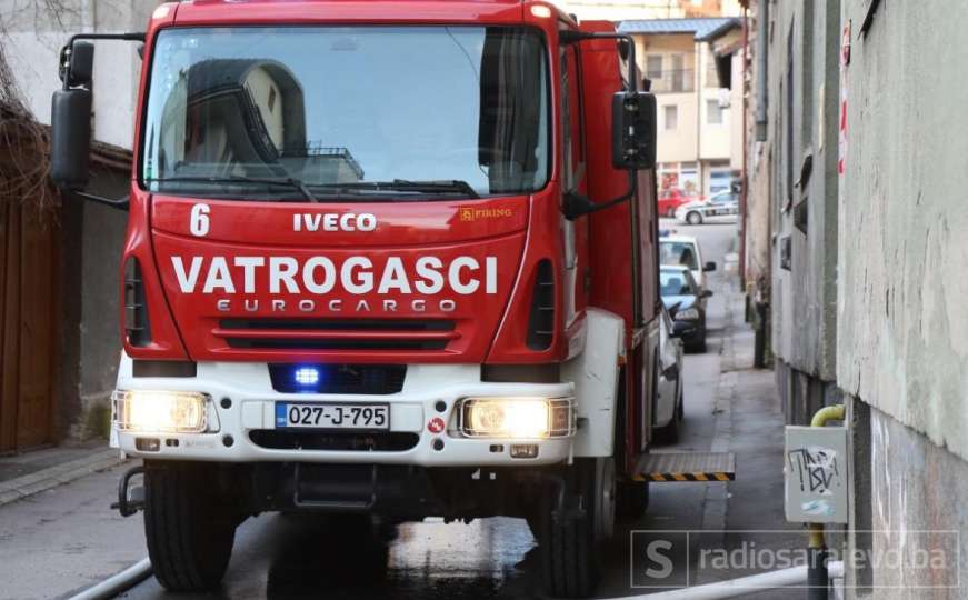 Požar u sarajevskoj ulici Kranjčevićeva 