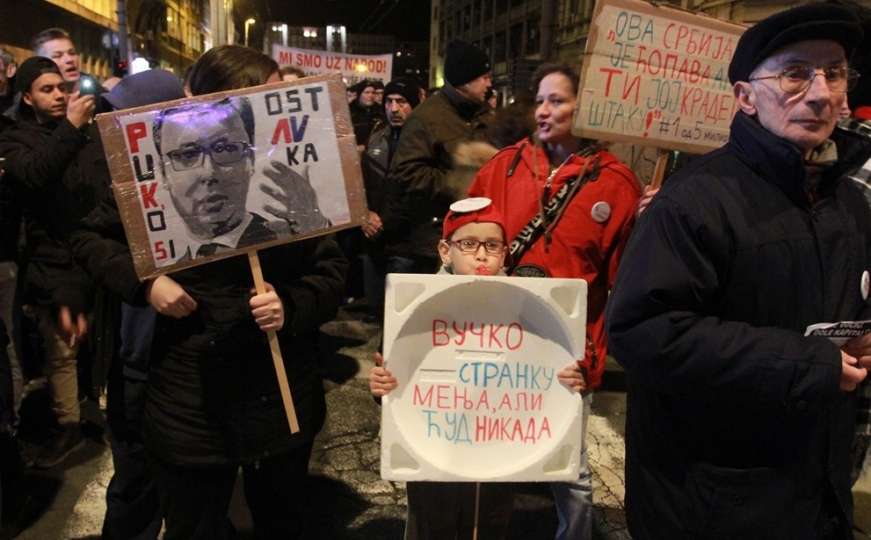 U Beogradu počeo deveti protest građana "Jedan od pet miliona"
