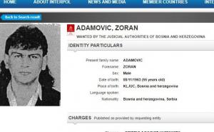 Interpol raspisao potjernicu za Zoranom Adamovićem
