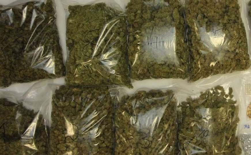 Na graničnom prijelazu u blizini Bijače zaplijenjeno više od 61 kg marihuane