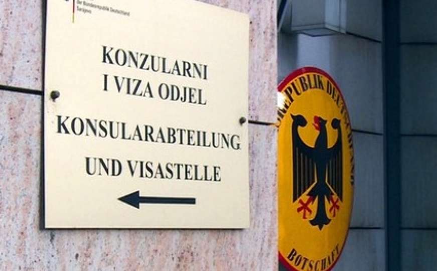 Ambasada Njemačke u BiH: Važno saopćenje iz Odjeljenja za vize
