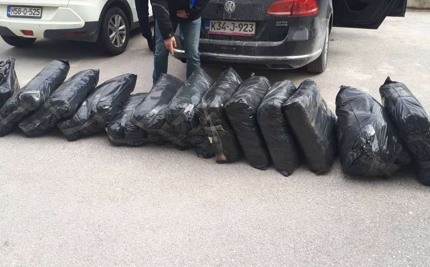 Policija u Sarajevu uhapsila Širokobriježane sa 200 kilograma duhana