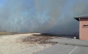 Livno: Brzom reakcijom vatrogasaca ugašen požar koji je prijetio aerodromu