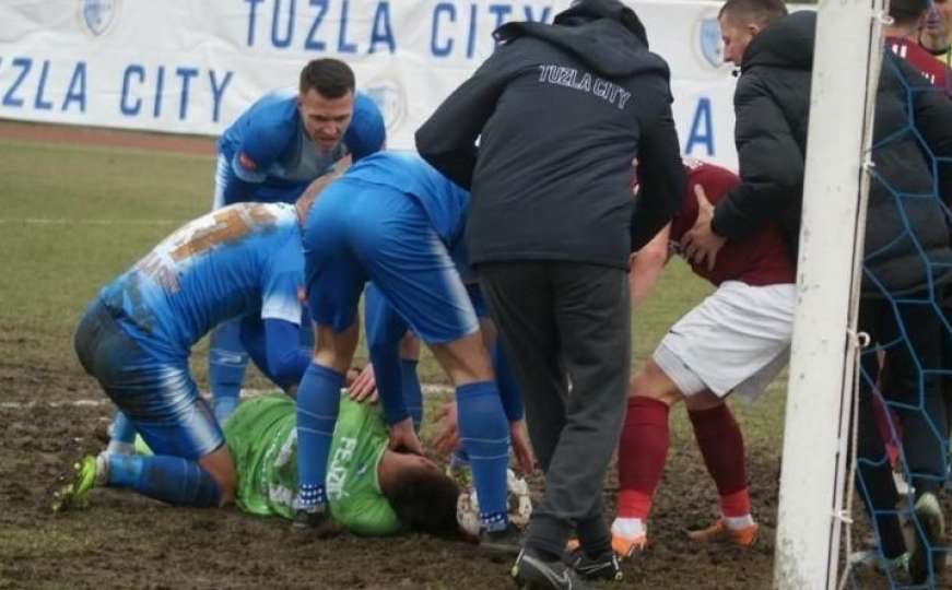 Oglasili se iz Tuzla Cityja o stanju golmana Fejzića