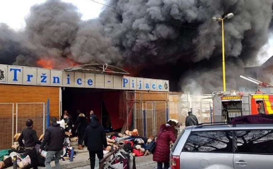 Dan nakon požara u Tuzli: Počeo uviđaj, za prodavače 55 hiljada KM pomoći