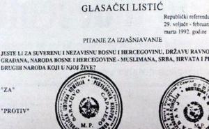Šta je bio referendum i podsjetnik na 1. mart 1992.