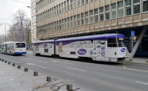 Zbog nesreće u centru Sarajeva obustavljen tramvajski saobraćaj