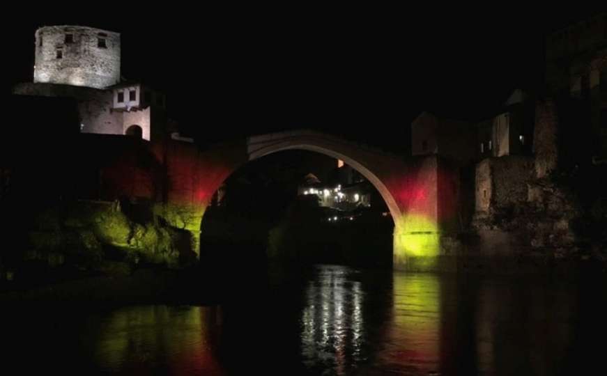 Mostar ne zaboravlja Klausa Kinkela: Stari most u bojama Njemačke 