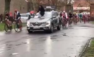 Haos na startu biciklističke utrke: Pritisnuo kočnicu misleći da je kvačilo?