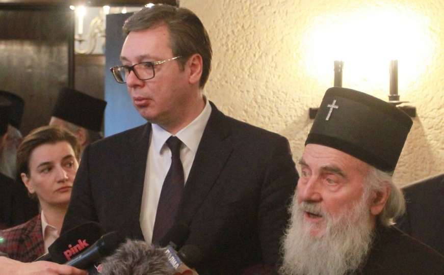 Politički vrh Srbije kod patrijarha Irineja: "Neki ljudi žele izazivanje krize"