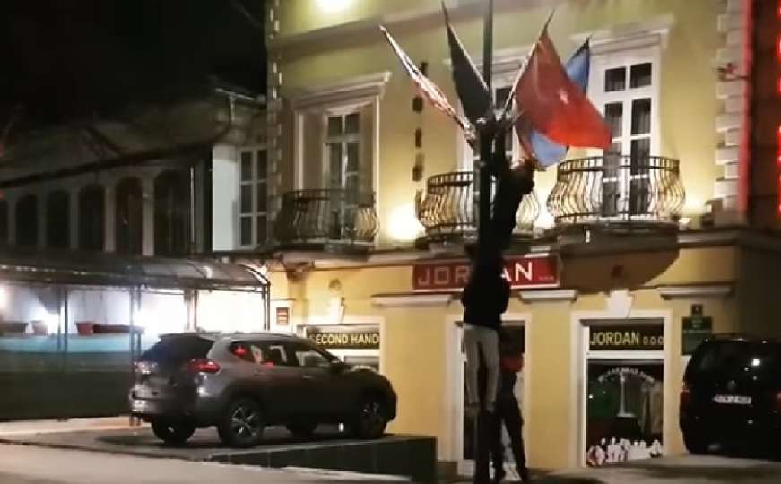 Sarajevo: Navijači Armenije skidali turske zastave u centru grada