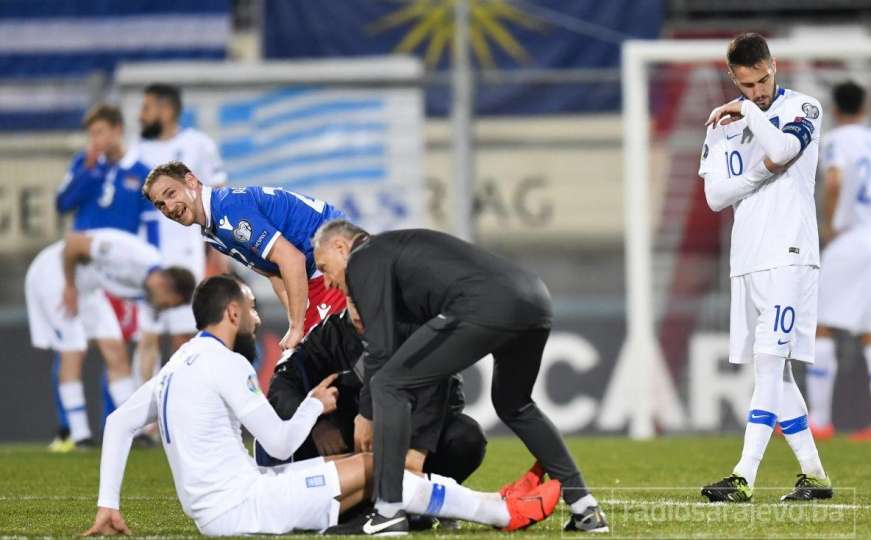 Povrijedio se najvažniji fudbaler Grčke uoči utakmice na Bilinom polju