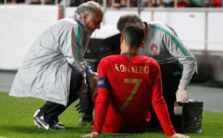 Ovako je Portugalac nastradao protiv Srbije: Povreda Ronalda u četiri fotografije
