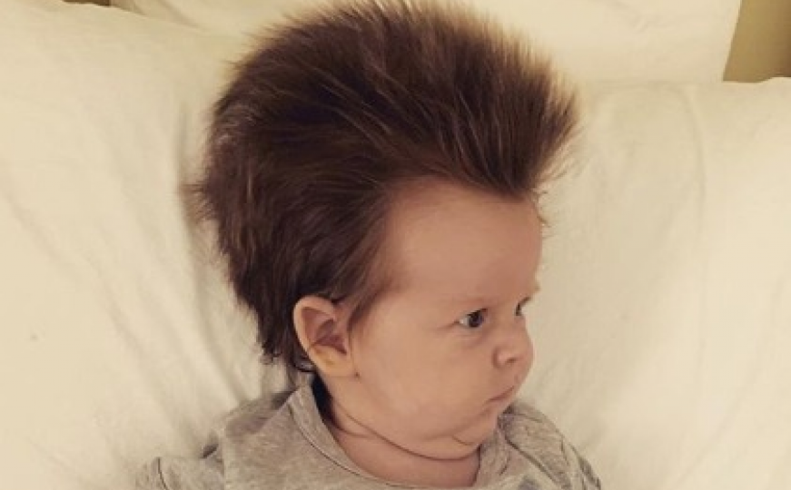 Četveromjesečna beba postala hit zbog lude frizure