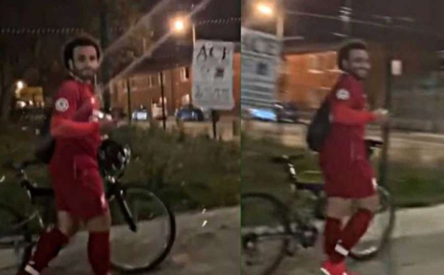 Dejan Lovren sreo Salahovog dvojnika na biciklu i napravio fantastičnu snimku