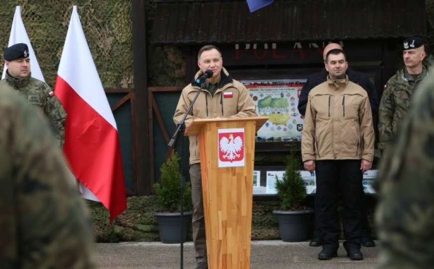 Poljski predsjednik Andrzej Duda u posjeti vojnicima EUFOR-a 