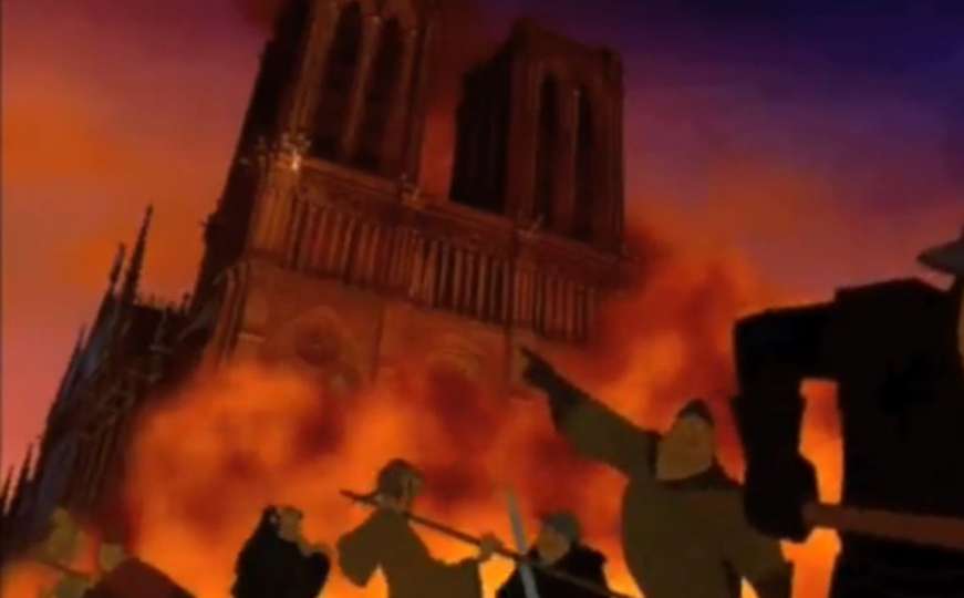 Disney još 1996. u crtanom predvidio požar na čuvenoj katedrali Notre Dame?