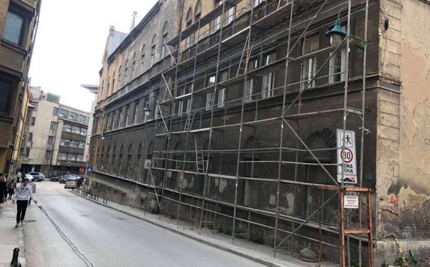 Počela obnova fasade zgrade Muzičke škole u Sarajevu