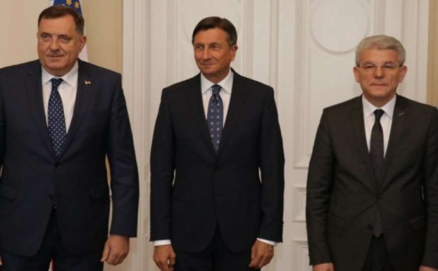 Dodik i Džaferović na sastanku sa Borutom Pahorom 