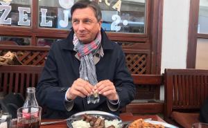 Predsjednik Slovenije Pahor uživao u sarajevskim ćevapima