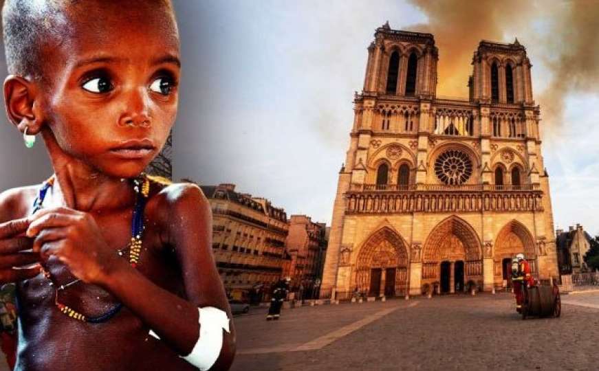 Za Notre-Dame skupljena milijarda eura, a djeca gladuju. Je li to licemjerno?