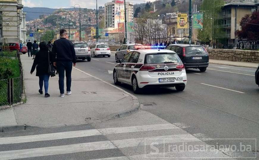 Pješak povrijeđen u saobraćajnoj nesreći u centru Sarajeva