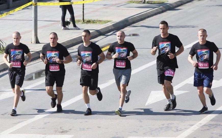 Banja Luka: Trčali polumaraton u majicama s likom Ratka Mladića