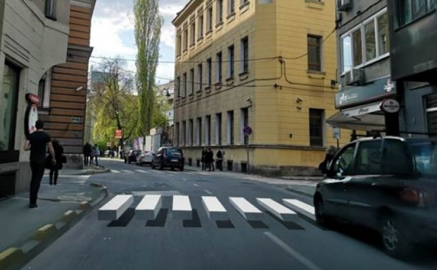 Sarajevo dobiva 3D pješački prelaz: Optička iluzija koja spašava živote